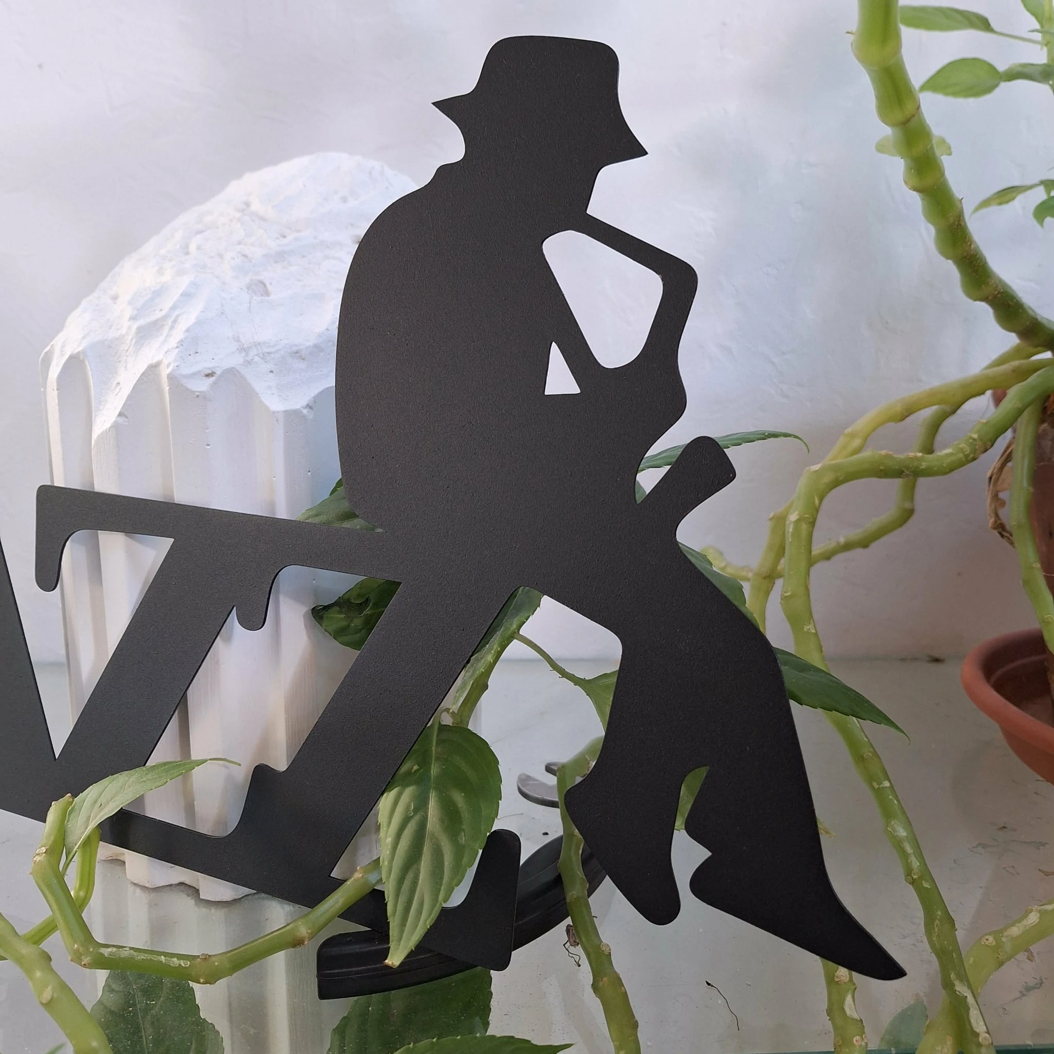 Jazz muurdecoratie 50 CM! Van metaal – photo 7
